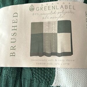 Quagga Greenlabel throw made from recycled materials 56” x 47”